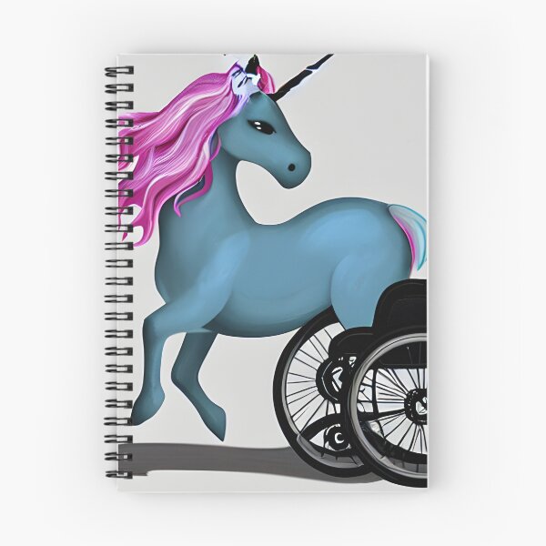 Item preview, Unicorn in a Wheelchair designed and sold by NitaBond.