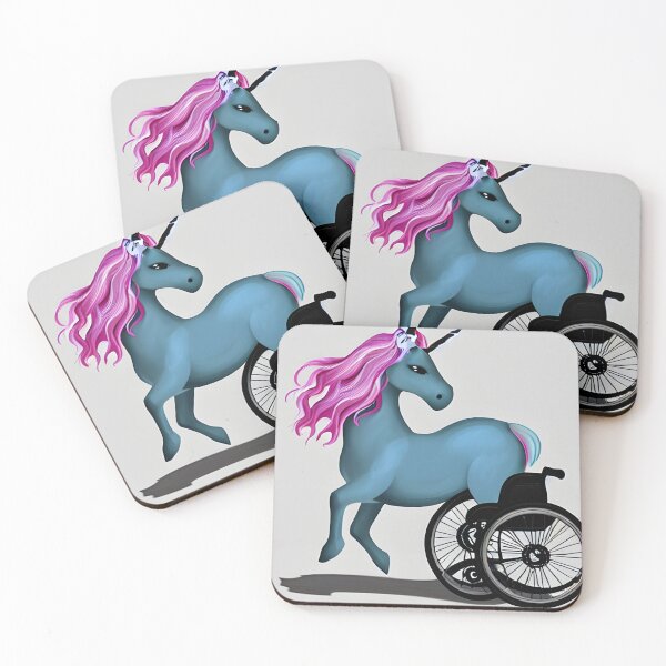 Item preview, Unicorn in a Wheelchair designed and sold by NitaBond.
