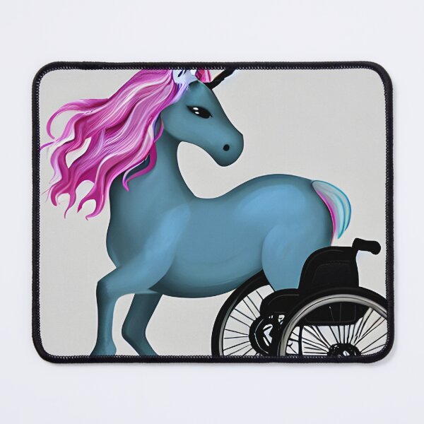 Item preview, Unicorn in a Wheelchair designed and sold by NitaBond.