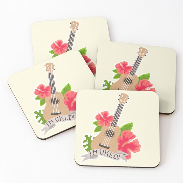 Item preview, I'm Uked! Ukelele Lovers designed and sold by DaintyStudio.