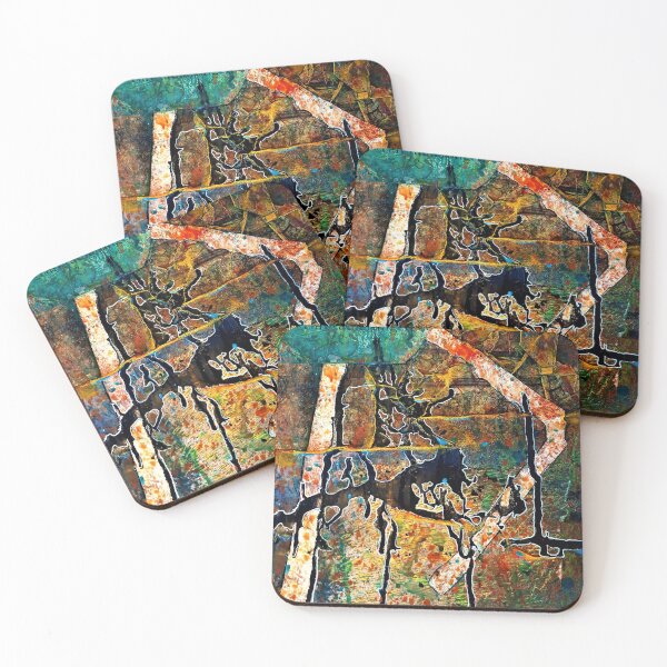 Item preview, Copper Islands IV designed and sold by GreatAukArt.