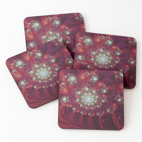 Item preview, Fractal bloom in red designed and sold by jean-nicolas.