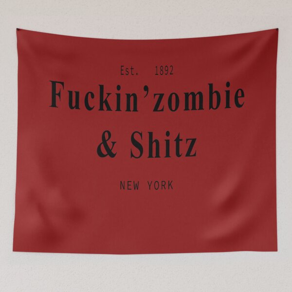 Item preview, fuckin' zombie & shitz abercrombie styled tee designed and sold by milkywaymusic.