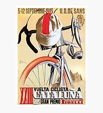 Lámina fotográfica Cartel de la carrera ciclista de la gira de España de 1943
