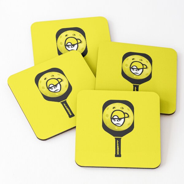 Artikelvorschau, LifeSucx Angry Guy Yellow Pickleball Ball Design entworfen und verkauft von LifeSucx.