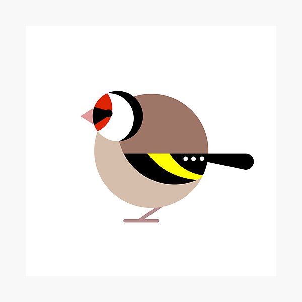 Item preview, Fat Bird - Goldfinch designed and sold by Gareth Rowson.