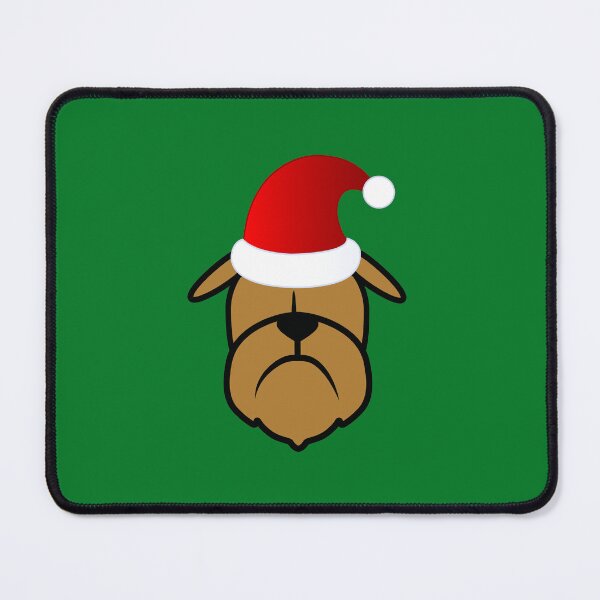 Item preview, Sant Brussels Griffon sticker - Brussels dog art- Christmas Brussels - Holiday Brussels Griffon designed and sold by smooshfaceutd.