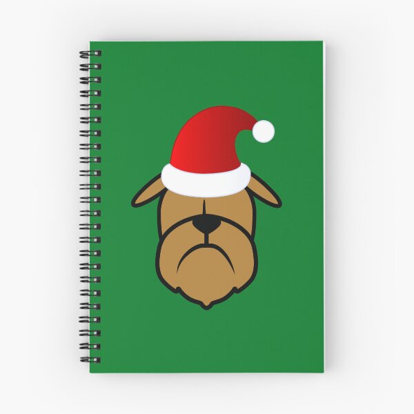 Item preview, Sant Brussels Griffon sticker - Brussels dog art- Christmas Brussels - Holiday Brussels Griffon designed and sold by smooshfaceutd.