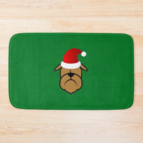 Item preview, Sant Brussels Griffon sticker - Brussels dog art- Christmas Brussels - Holiday Brussels Griffon designed and sold by smooshfaceutd.