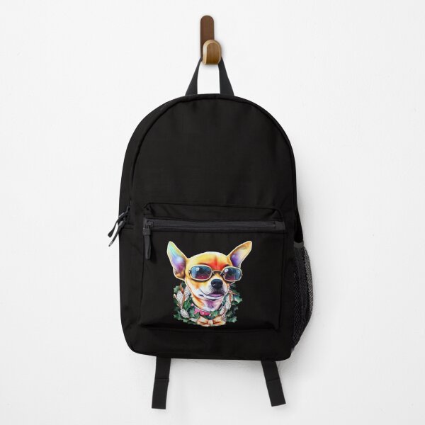 Item preview, Hipster Chihuahua Dog Christmas Wreath designed and sold by netdota.