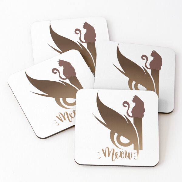 Item preview, A Cat And An Owl designed and sold by ApurwaArtShop.