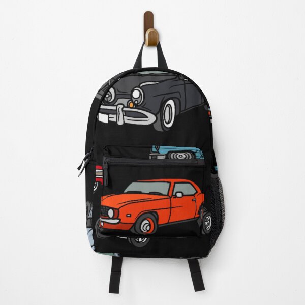 Item preview, Classic Car Pattern Never Ending with Black Background designed and sold by MistyMorningsOR.