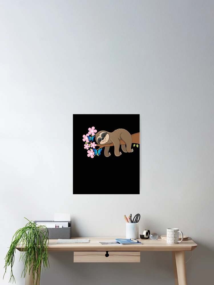 Thumbnail 2 of 3, Poster, Sloth Stack designed and sold by ColourTrials.