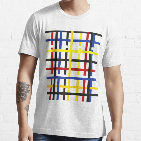 "Piet Mondrian inspired Line Design" T-shirt for Sale by kitslam ...