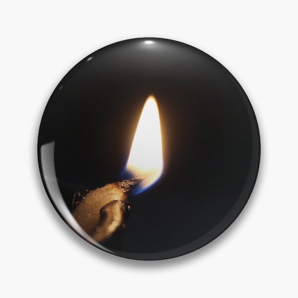 Item preview, Indian Earthen Lamp Golden Yellow Flame in the Night/ Dark Black Background designed and sold by Wiggly Lines.