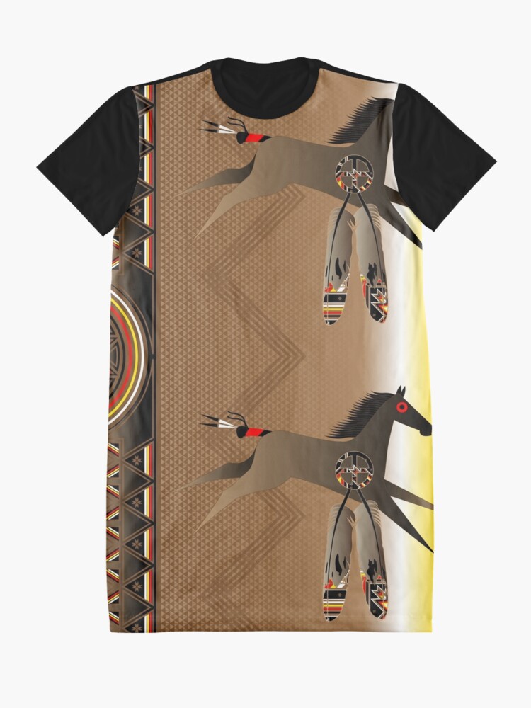 Download "War Horse" Graphic T-Shirt Dress by MelvinWarEagle ...