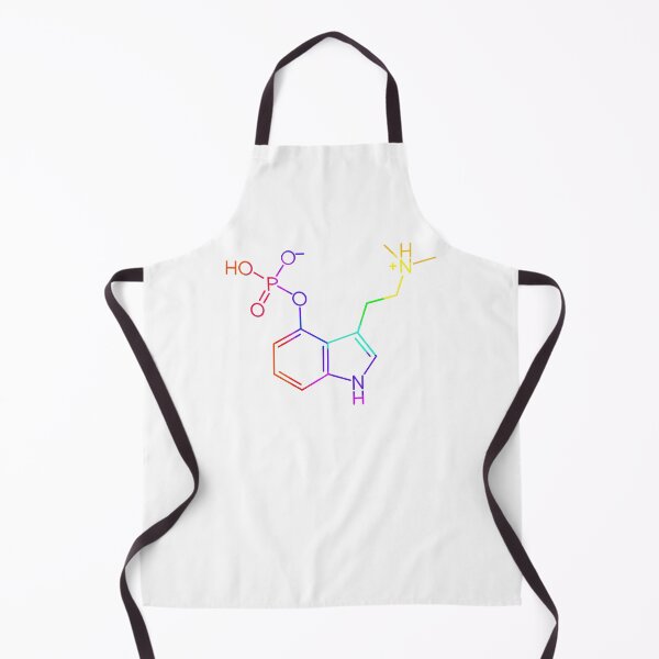 Item preview, Psychedelic psilocybin molecule rainbow colors designed and sold by saint-shores.