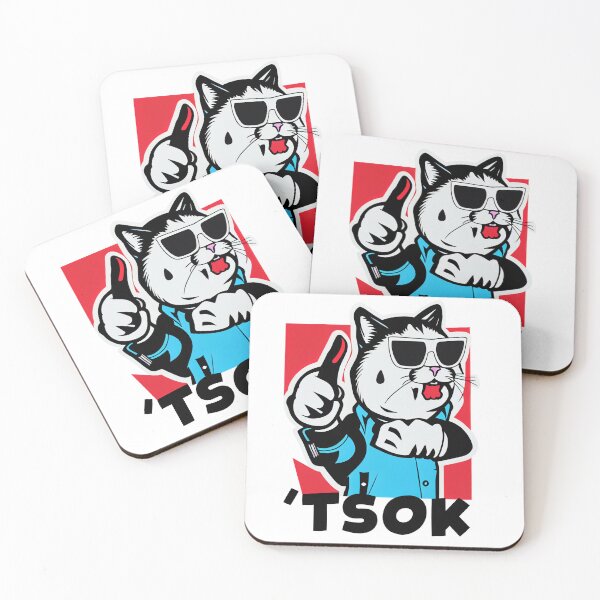 Item preview, Badass Funny Cat "It's OK" With Shades designed and sold by KOTOdesign.