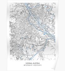 VIENNA MAP Poster