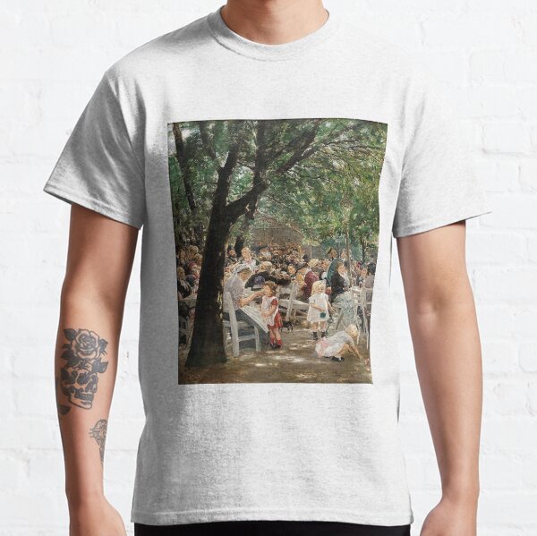 Münchner Biergarten Max Liebermann 1884 Classic T-Shirt
