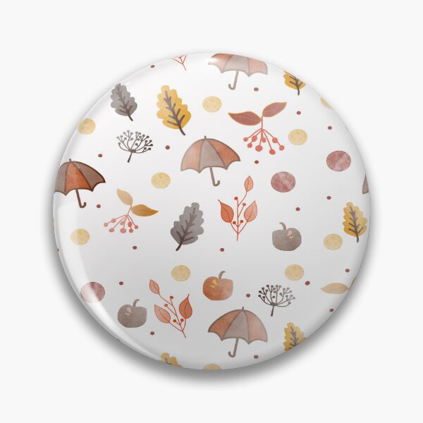 Item preview, Autumn umbrella and Fall leaves Pattern  designed and sold by nitty73.
