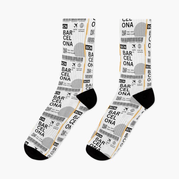Item preview, Barcelona Flight Ticket Boarding Pass Travel designed and sold by justbejoker.
