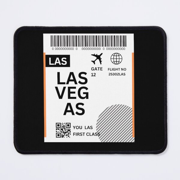 Item preview, LasVagas Flight Ticket Boarding Pass Travel designed and sold by justbejoker.
