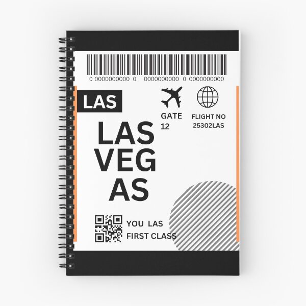 Item preview, LasVagas Flight Ticket Boarding Pass Travel designed and sold by justbejoker.