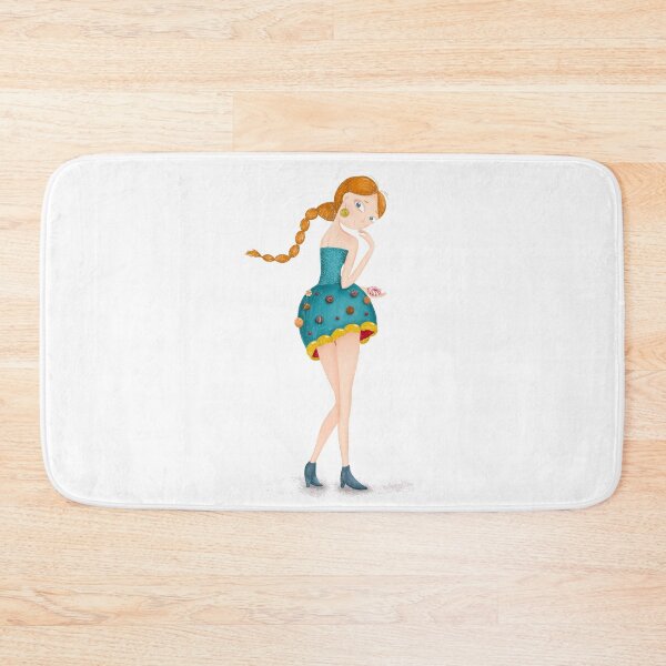 Item preview, Cute red-haired girl Princess of candies for candy lovers designed and sold by PotaninaArt.