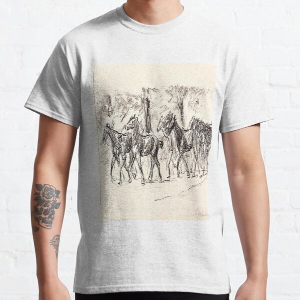 Max Liebmann Geführte Pferde 1915 Classic T-Shirt