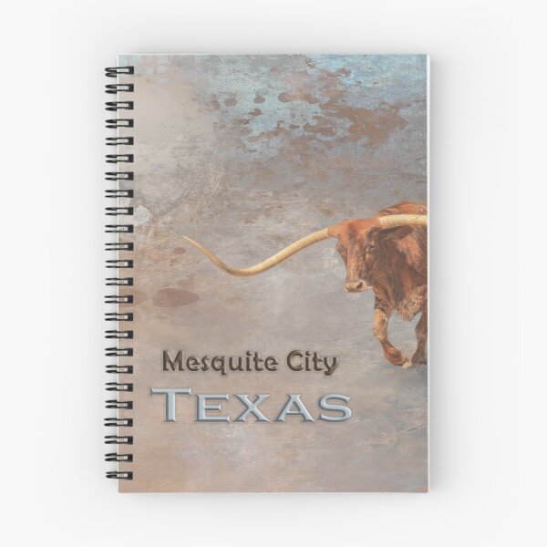 Item preview, Longhorn Bull Mesquite City designed and sold by Elisabeth Lucas.