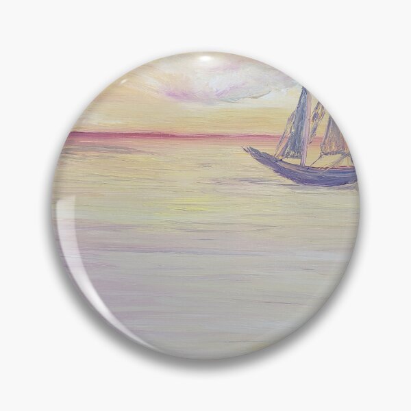 Item preview, Boat sailing on the ocean oil painting designed and sold by Tabitha Kremesec.
