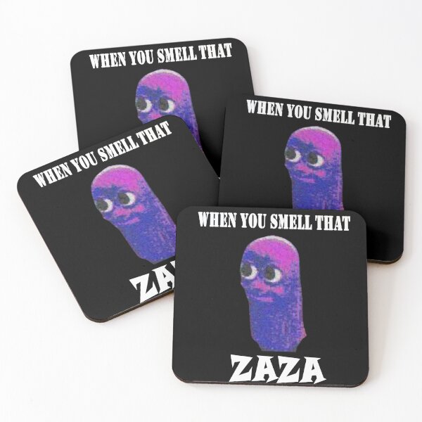 Item preview, When you smell that zaza, purple blob designed and sold by Shrewd Mood.