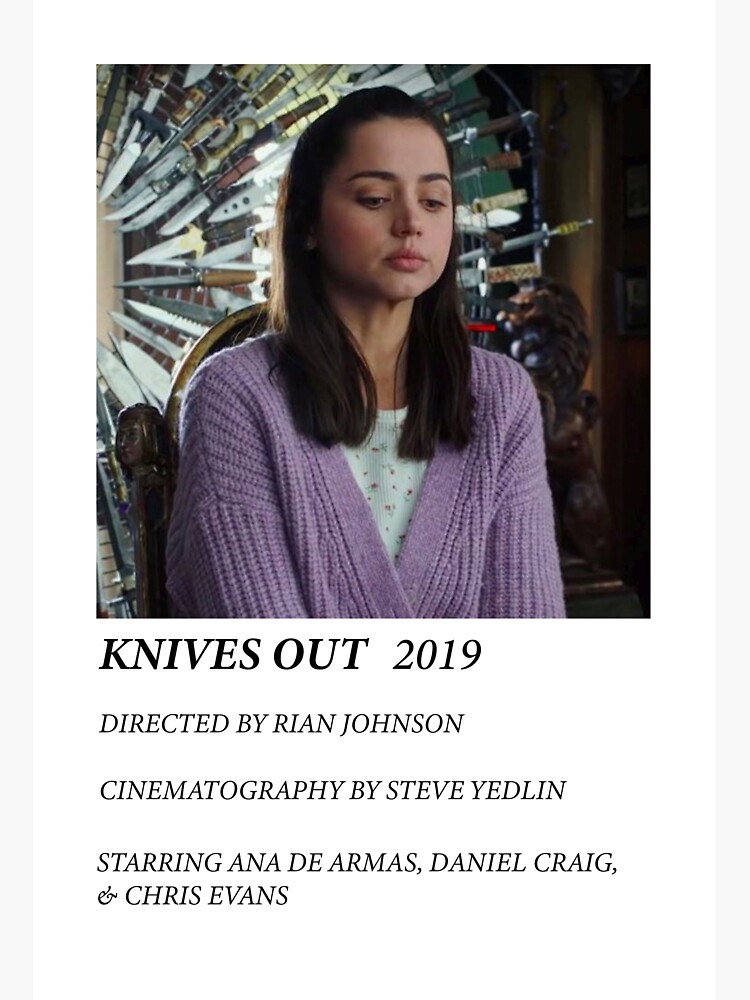 "Knives Out Alternate Movie Poster" Sticker for Sale by