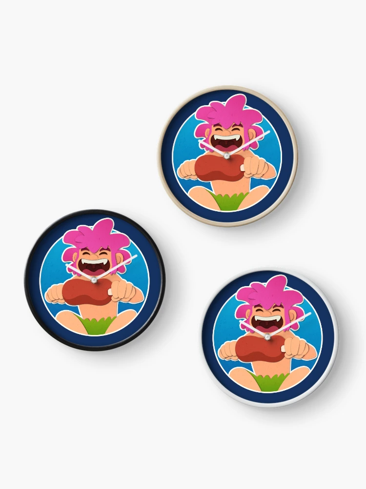 Thumbnail 3 of 4, Clock, Tomba! designed and sold by RikDrawsThings.