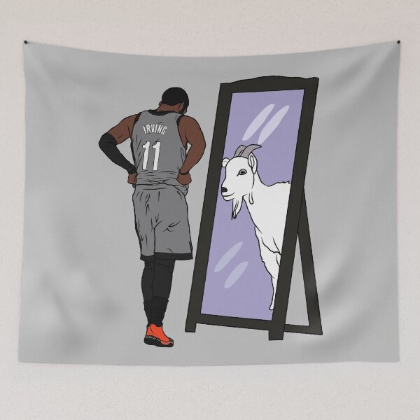 Item preview, Kyrie Irving Mirror GOAT designed and sold by RatTrapTees.