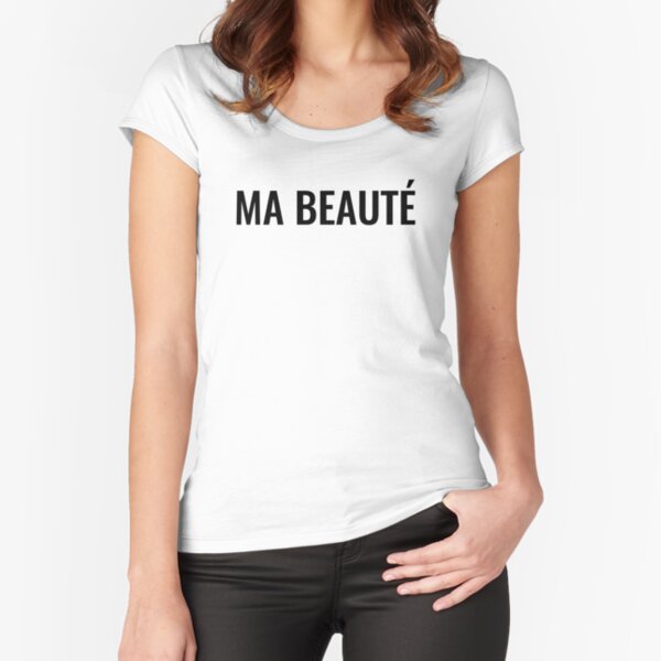 Ma beauté Fitted Scoop T-Shirt
