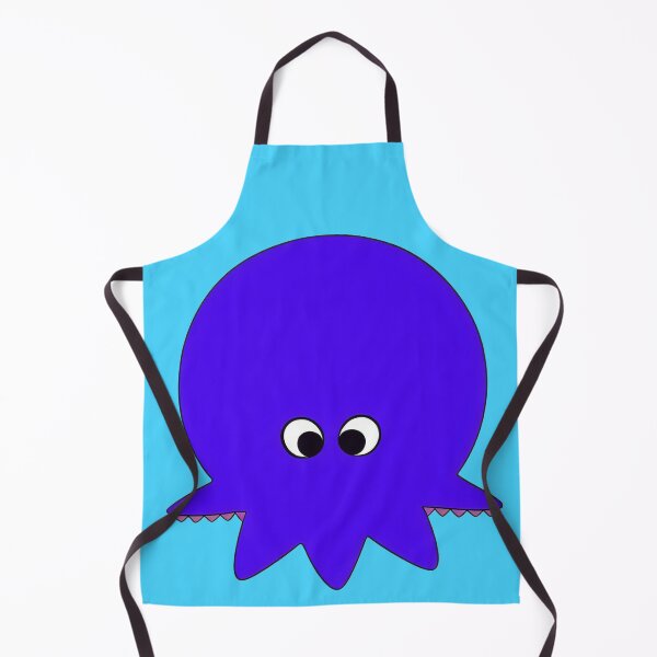 Item preview, Purple cartoonish round octopus I designed and sold by BrachiaST.