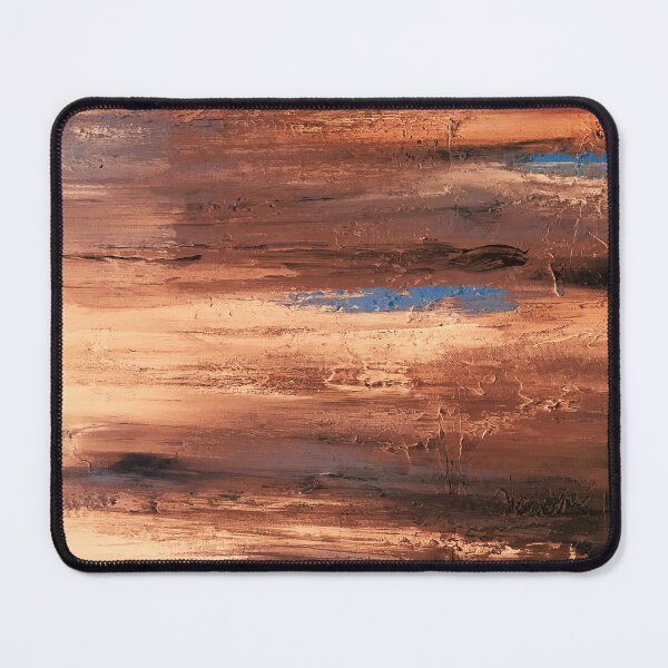 Item preview, Caramel Latte-Colored Abstract Fudge Streaks Watercolor Painting designed and sold by DEC02.