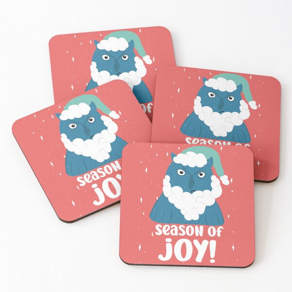 Item preview, Season of Joy (Grumpy Santa) -  Owls Greetings collection - RBG designed and sold by MaddaMom.