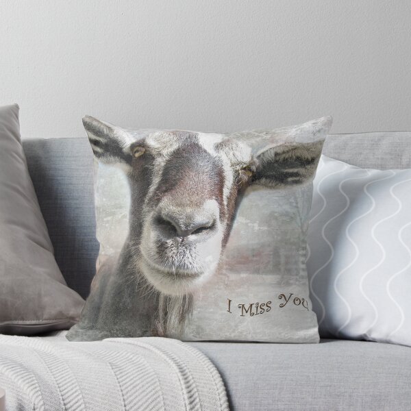 Item preview, Goat- "I Miss You" ~ Greeting Card designed and sold by Susan Werby.