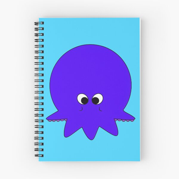 Item preview, Purple cartoonish round octopus III designed and sold by BrachiaST.