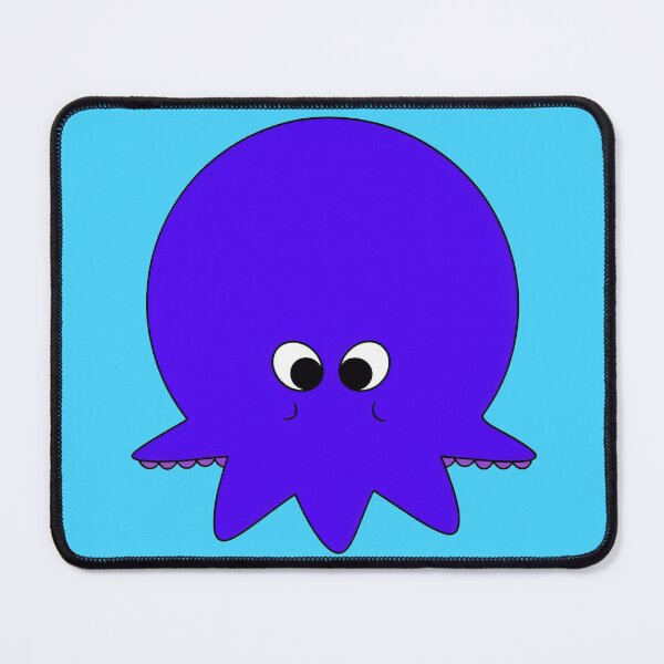 Item preview, Purple cartoonish round octopus III designed and sold by BrachiaST.
