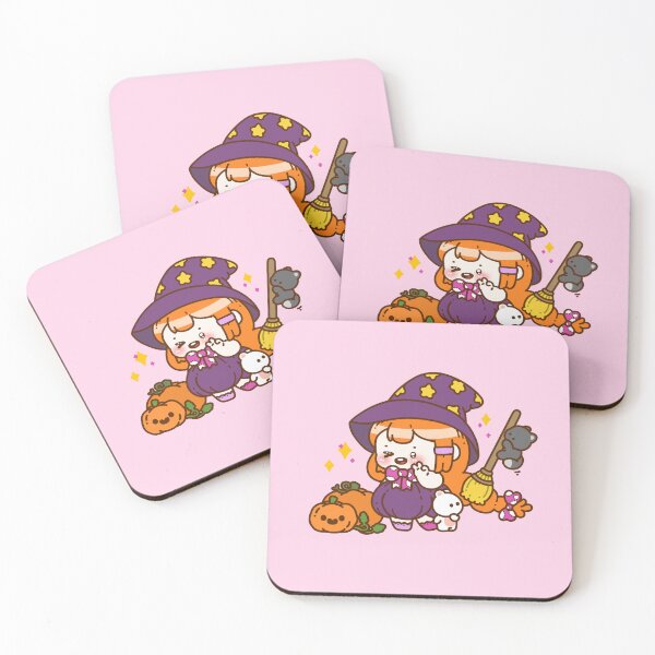 Item preview, Cute Chibi Witch Halloween Character designed and sold by satchisatchi.