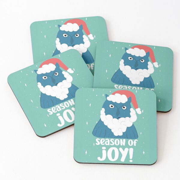 Item preview, Season of Joy (Grumpy Santa) -  Owls Greetings collection - GBR designed and sold by MaddaMom.