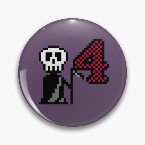 Item preview, Unlucky 4 pixel art designed and sold by NoBlocky.