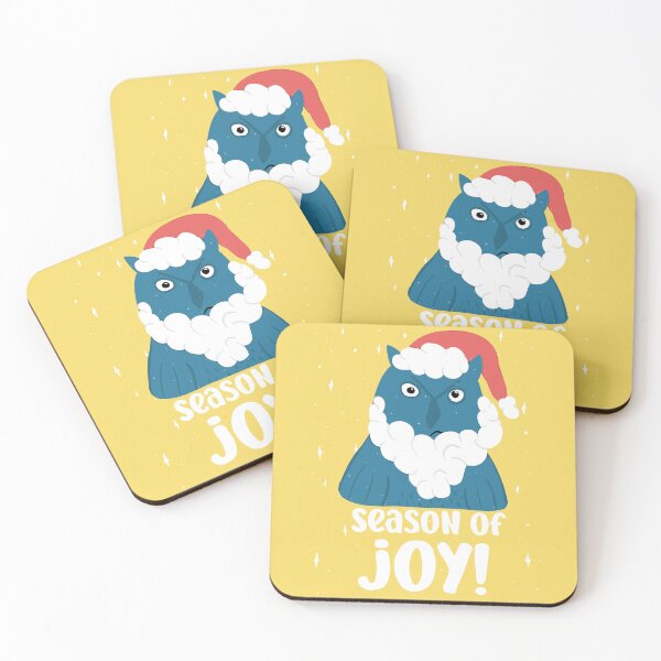 Item preview, Season of Joy (Grumpy Santa) -  Owls Greetings collection - YBR designed and sold by MaddaMom.