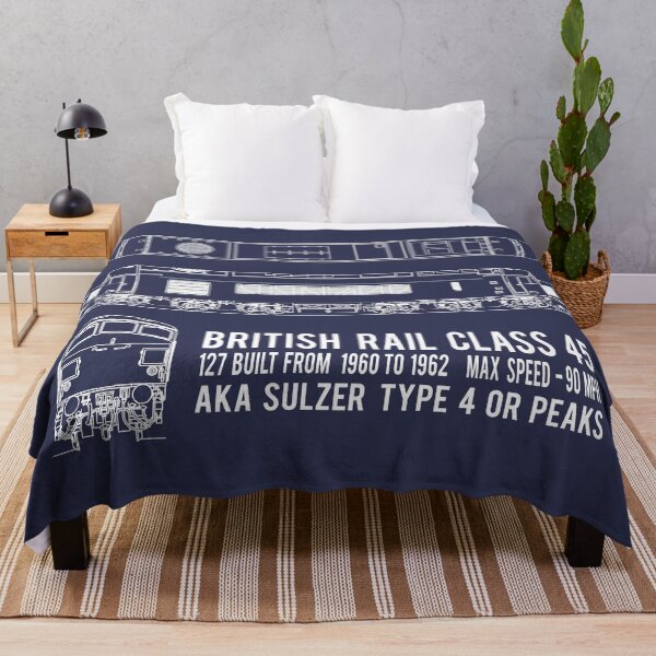 Item preview, British Rail Class 45 Sulzer Type 4 Peaks Locomotives Blueprint Diagram Gift designed and sold by Maljonic.