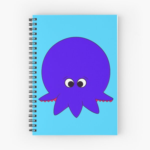Item preview, Purple cartoonish round octopus IV designed and sold by BrachiaST.