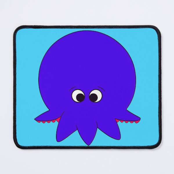 Item preview, Purple cartoonish round octopus IV designed and sold by BrachiaST.